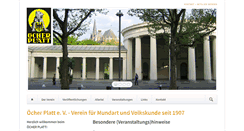 Desktop Screenshot of oecher-platt.de